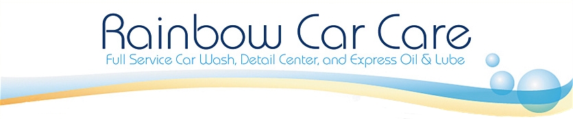 Rainbow Car Care, your full service car wash, detail center, and Express Oil & Lube